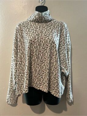 Vintage 90’s Forenza Athentico Sportswear Cotton mock-neck Turtleneck Large EUC